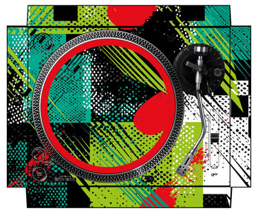 Pioneer DJ PLX 500 Skin Fractor Green